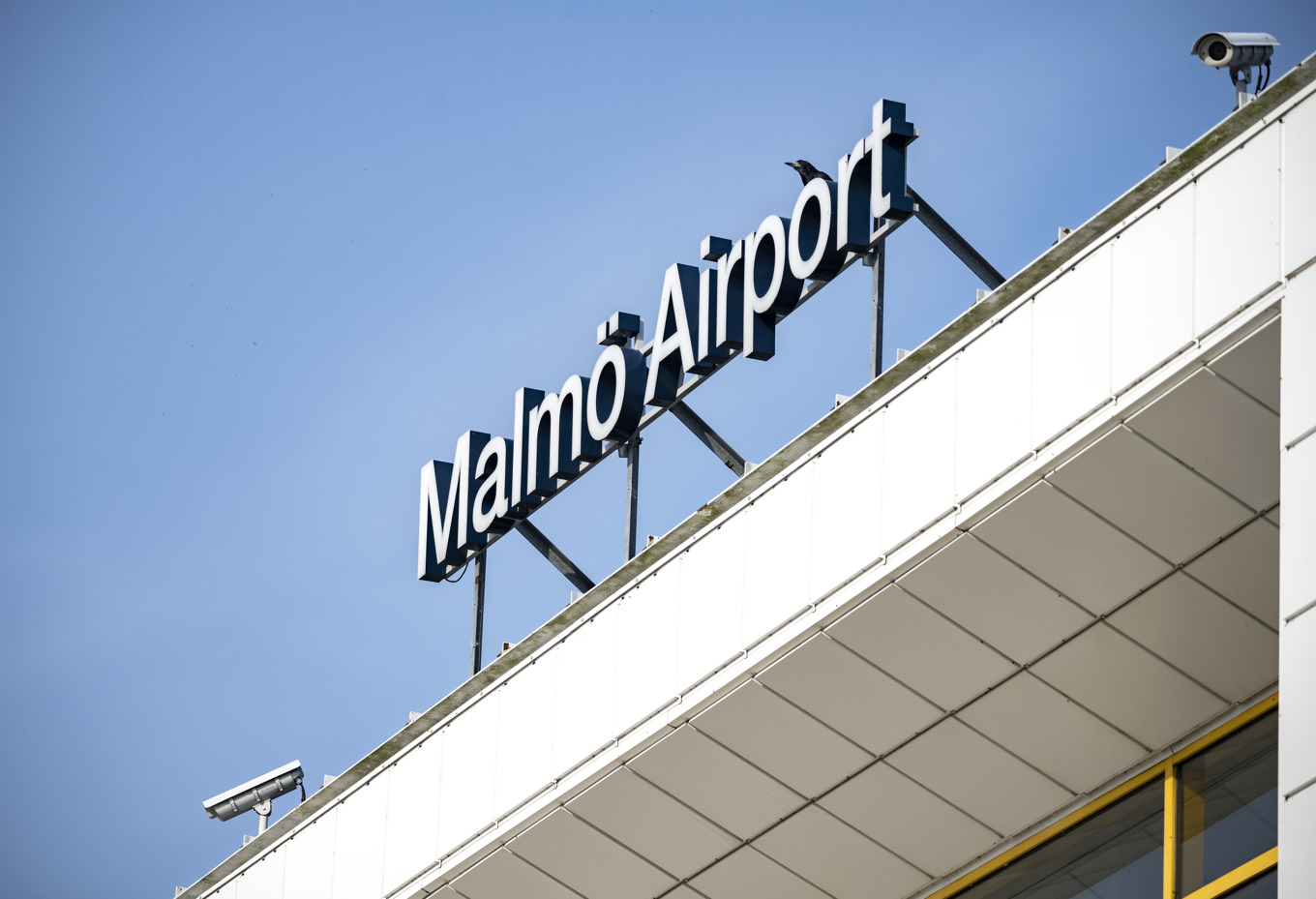 Flygplatsen Malmö Airport bevakas med drönare under påsken. Arkivbild. Foto: Johan Nilsson/TT