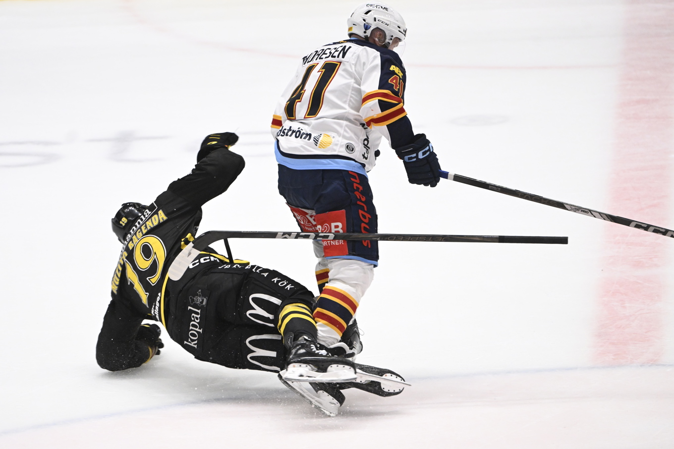 Matchstraffet för Djurgårdens Patrick Thoresen annulleras. Foto: Fredrik Sandberg/TT