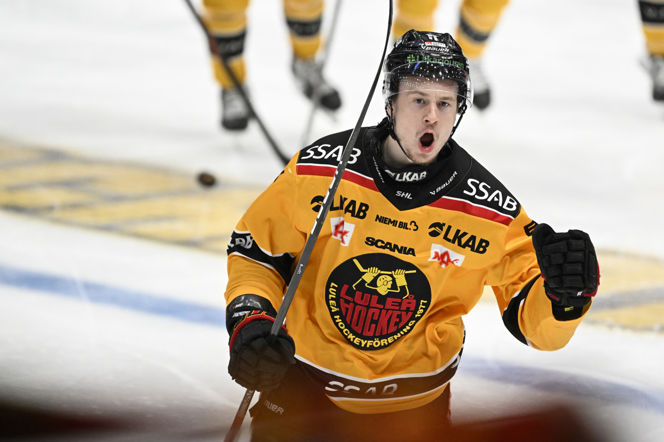 Pontus Andreasson leder slutspelets poängliga. Foto: Jessica Gow/TT