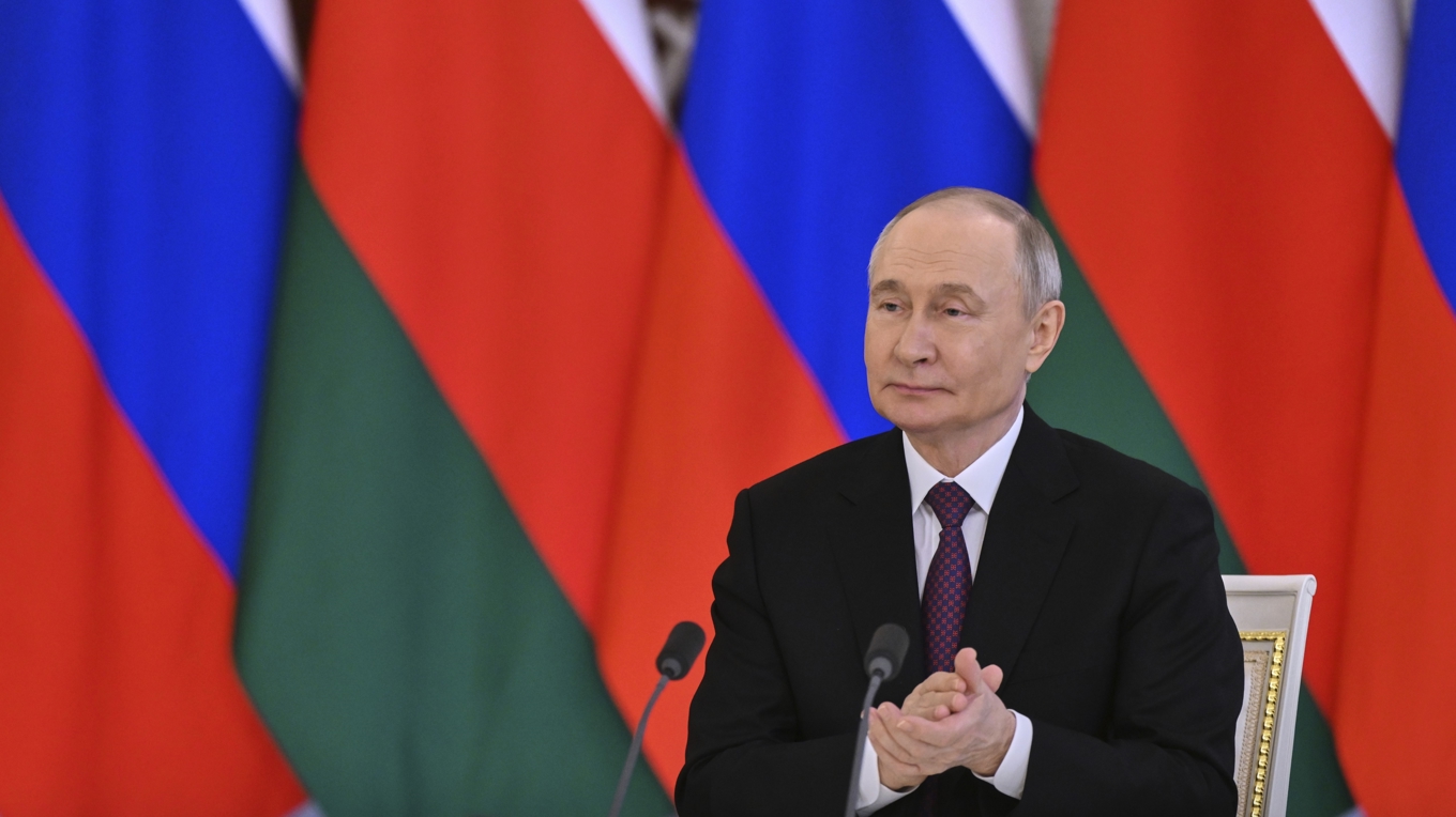 Rysslands president Vladimir Putin. Foto: Kristina Kormilitsyna/AP/TT