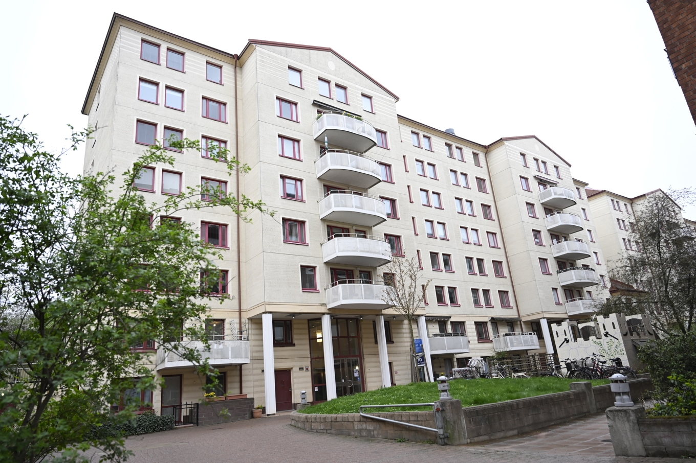 Bostadsrättsföreningen Smyrna på Gärdet i Stockholm har i flera år stridit i domstol mot Statens fastighetsverk om markhyran. Foto: Jessica Gow/TT