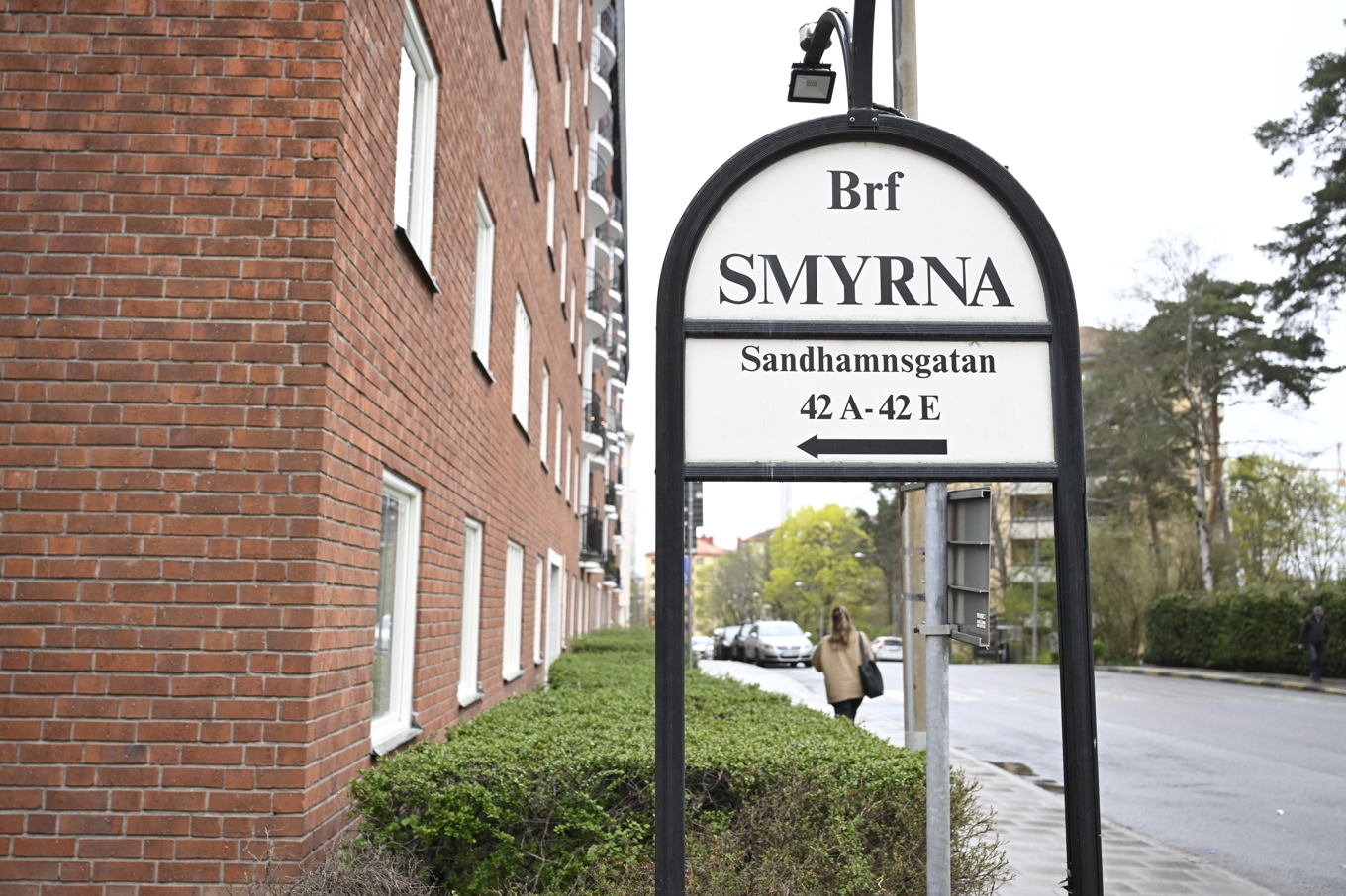 Bostadsrättsföreningen Smyrna på Gärdet i Stockholm vinner en tvist mot markägaren Statens fastighetsverk i Högsta domstolen. Foto: Jessica Gow/TT