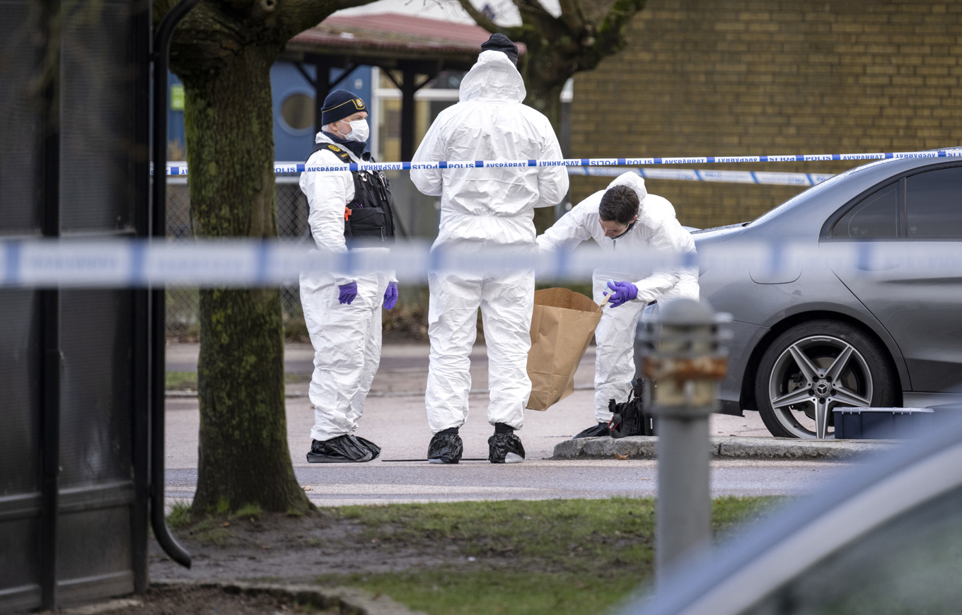En man i 30-årsåldern sköts till döds i Helsingborg i början av april 2024. Arkivbild. Foto: Johan Nilsson/TT