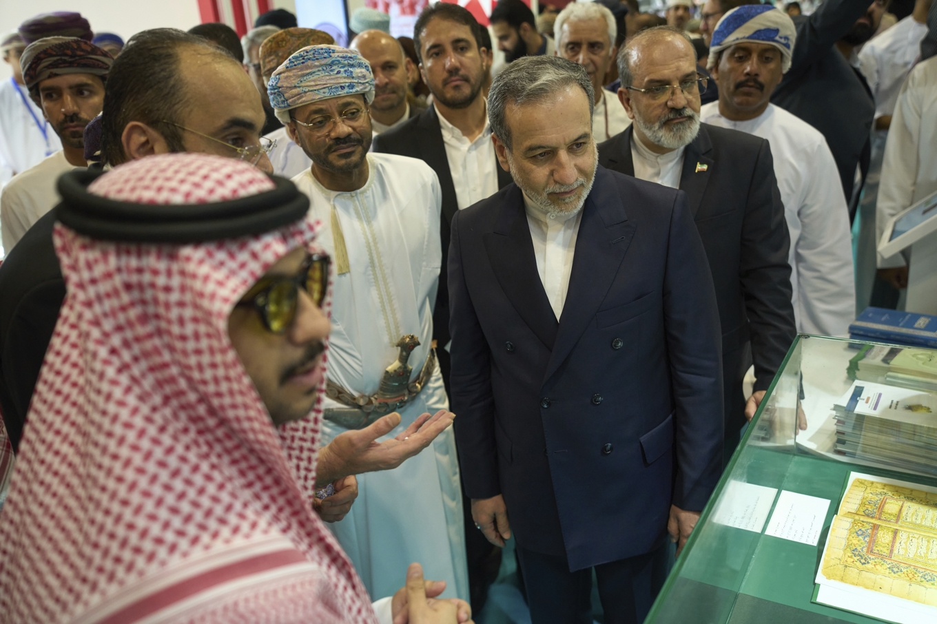 Irans utrikesminister Abbas Araghchi i Oman förra veckan. Foto: Fatima Shbair/AP/TT
