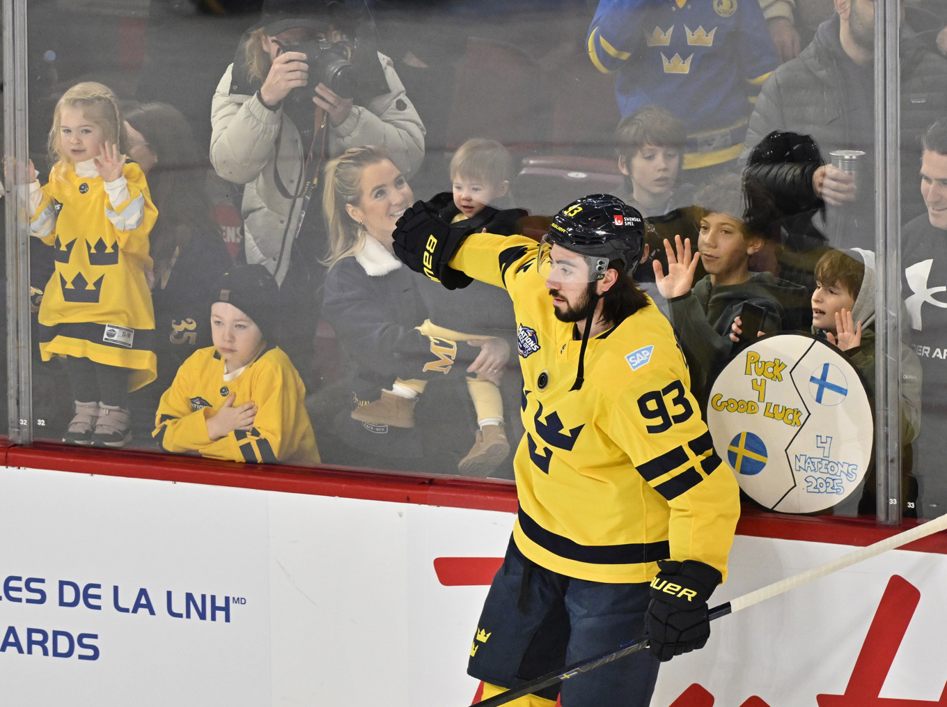 Mika Zibanejad gjorde mål för Sverige. Arkivbild. Foto: Jonas Ekströmer/TT