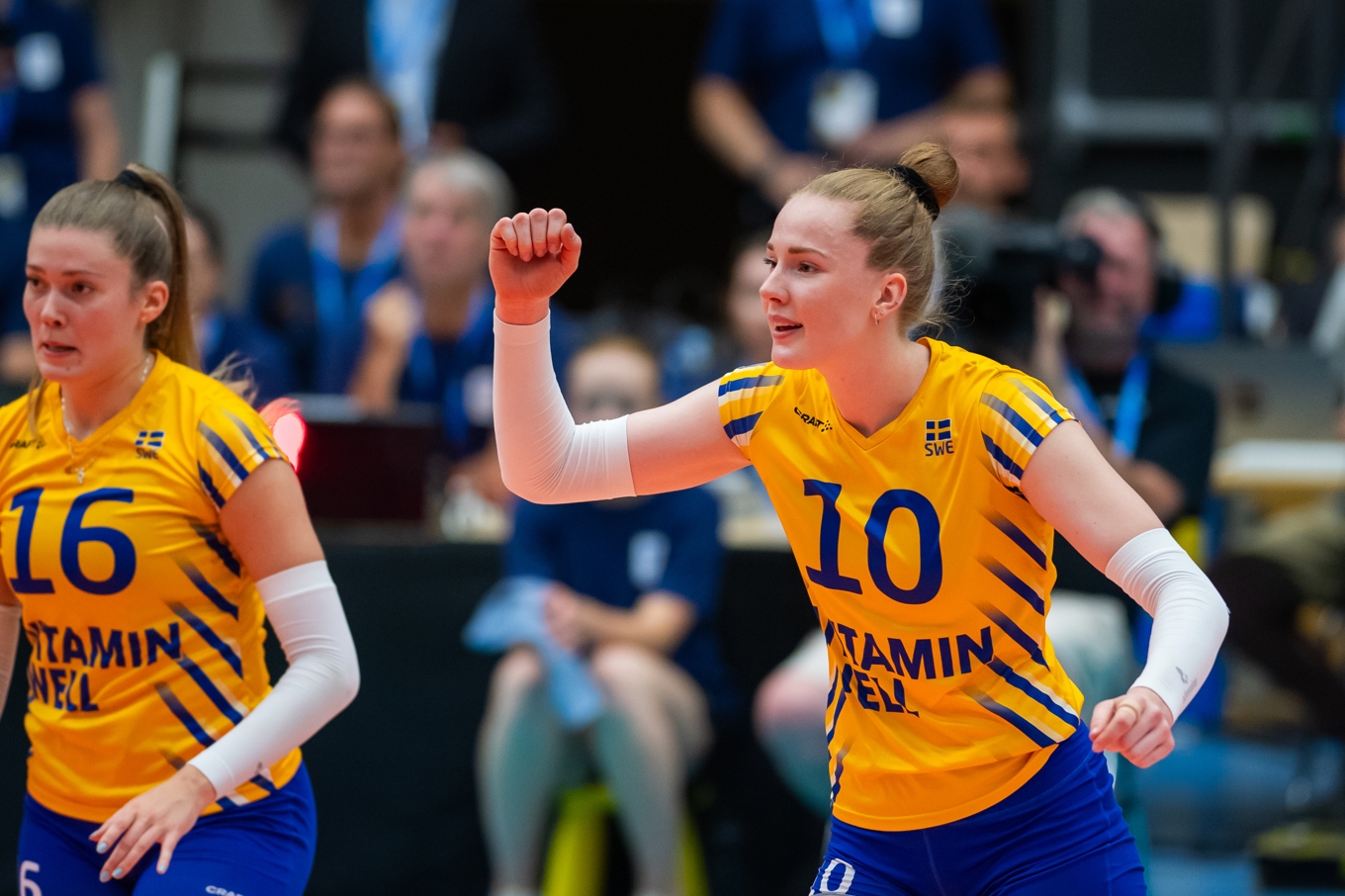 Isabelle Haak, till höger. Arkivbild. Foto: Henrik Eberlund/TT