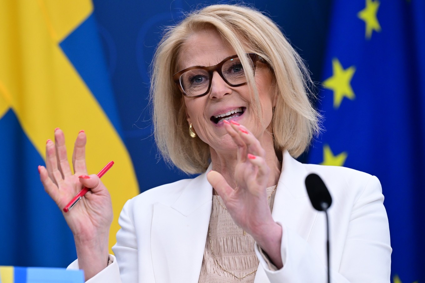 Finansminister Elisabeth Svantesson (M). Arkivbild. Foto: Jonas Ekströmer/TT