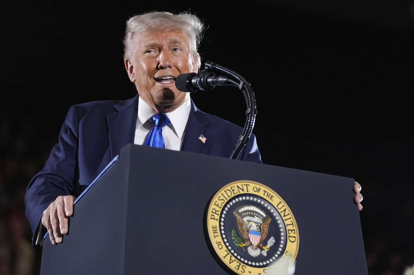 USA:s president Donald Trump. Bild från tidigare i veckan. Foto: Manuel Balce Ceneta/AP/TT