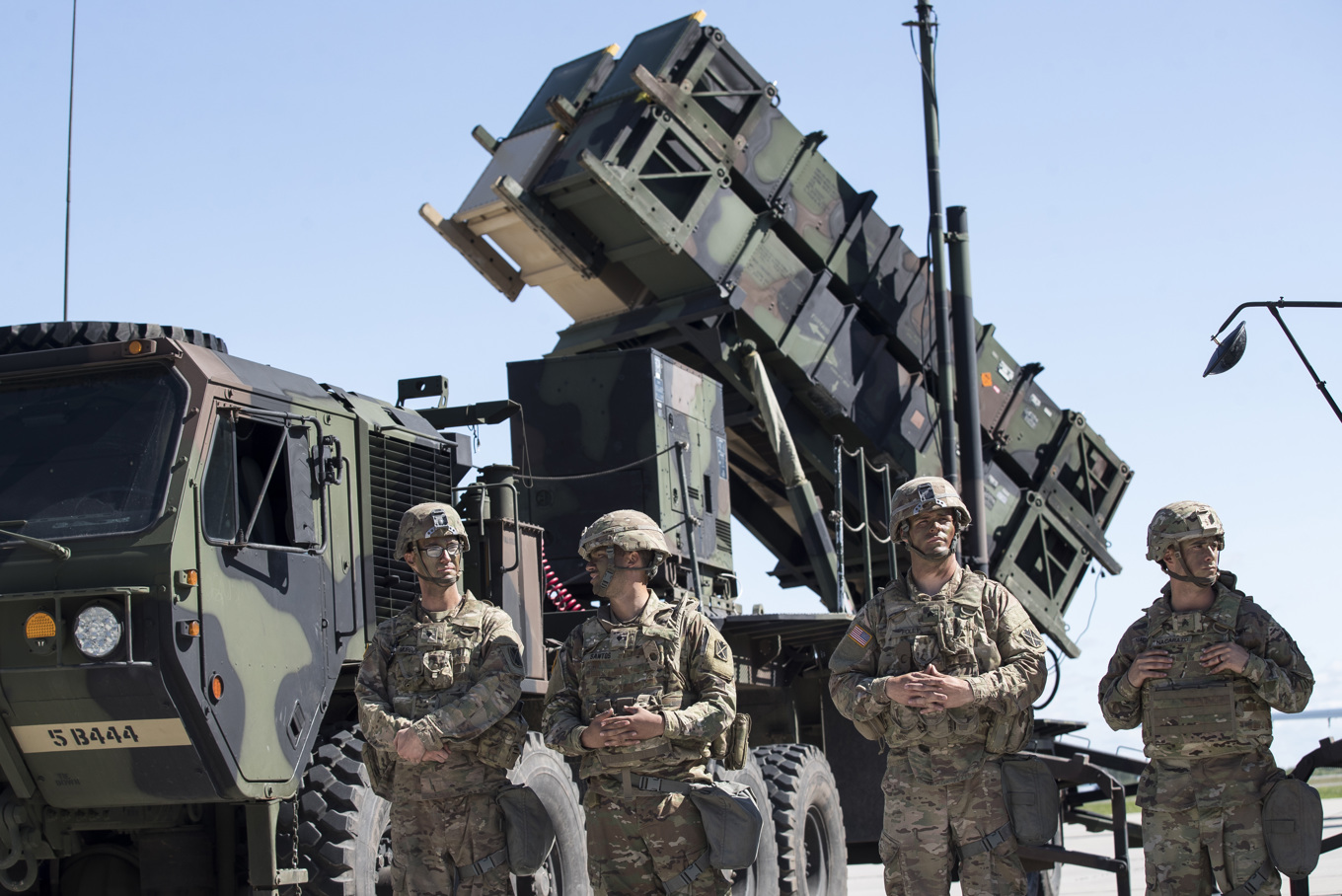Nato-soldater under en övning i Litauen. Arkivbild. Foto: Mindaugas Kulbis/AP/TT