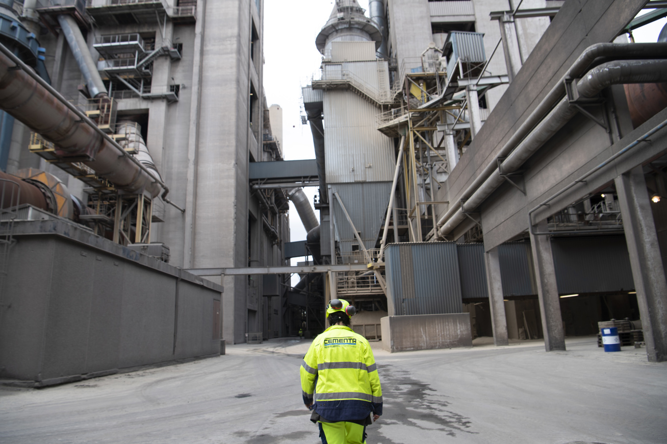 Heidelberg Materials (tidigare Cementa) cementfabrik i Slite på Gotland. Arkivbild. Foto: Fredrik Sandberg/TT