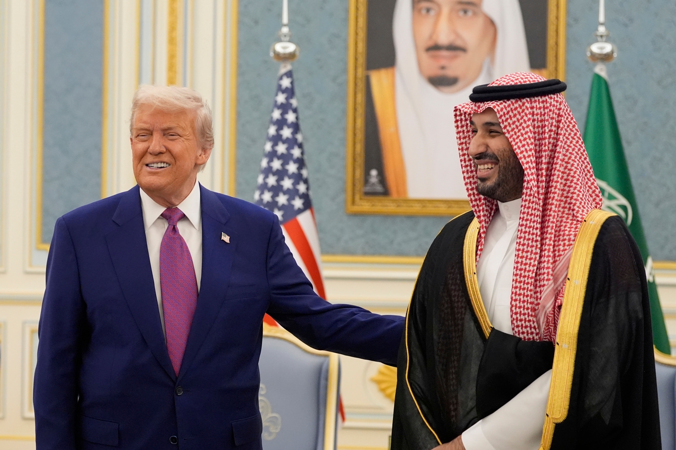 President Donald Trump besöker kronprins Mohammed bin Salman i Saudiarabien. Foto: Alex Brandon/AP/TT