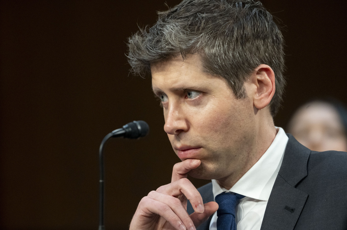 Sam Altman, högste chef på Open AI. Arkivbild. Foto: Kevin Wolf/AP/TT