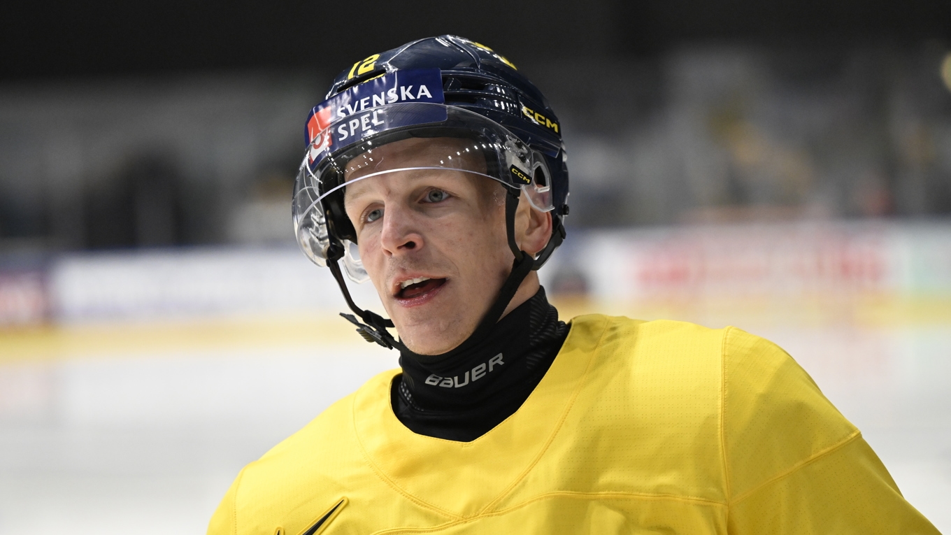 Max Friberg kallas in till Tre Kronors matchstrupp. Foto: Fredrik Sandberg/TT