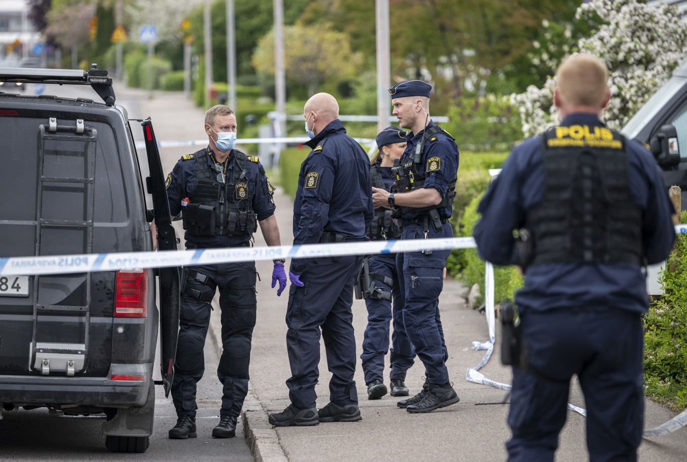 En man och en kvinna hittades döda i en bostad i Klippan. Foto: Johan Nilsson/TT