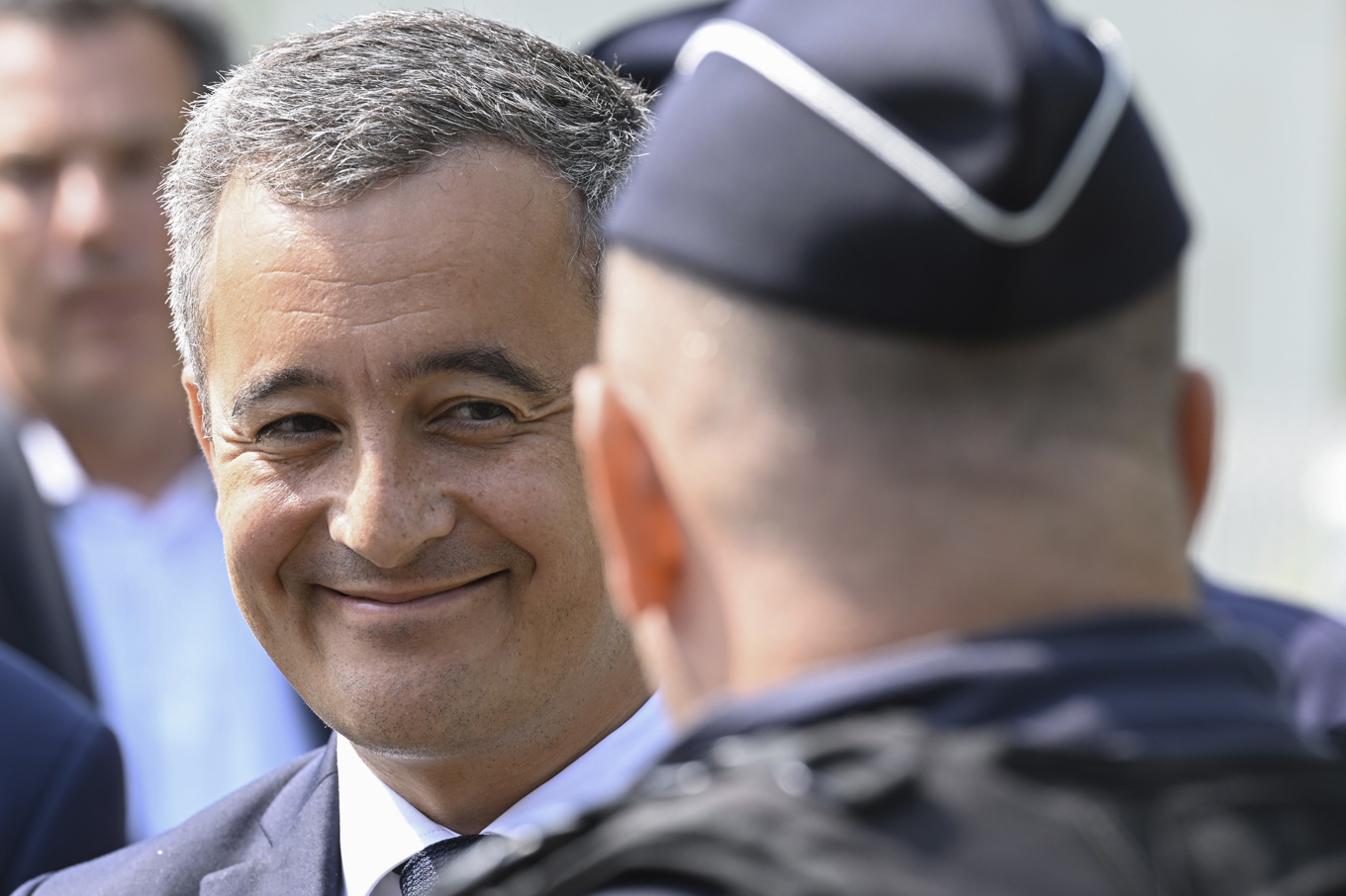 Frankrikes justitieminister Gérald Darmanin på en bild tagen i Paris 2023, då han var landets inrikesminister. Foto: Stefano Rellandini/AP/TT