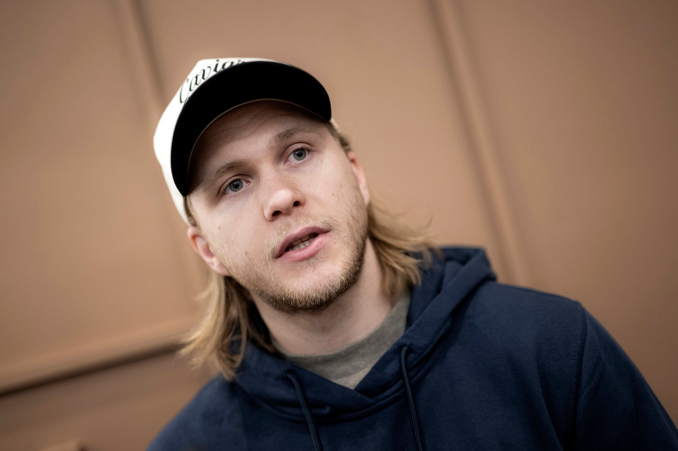 NHL-stjärnan William Karlsson har anslutit till den svenska VM-truppen. Foto: Pontus Lundahl/TT