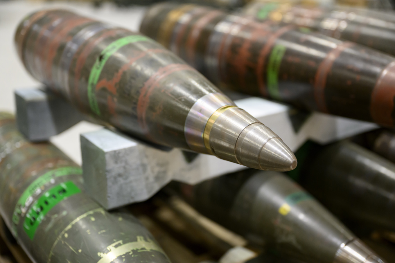 Den svenska försvarsindustrin ser en stark tillväxt. Arkivbild. Foto: Henrik Montgomery/TT