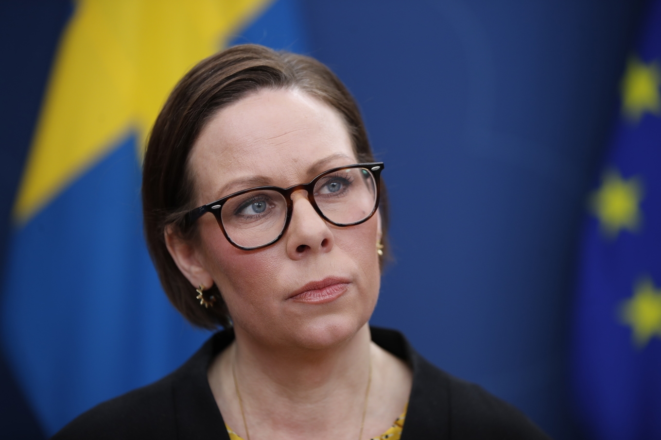 Utrikesminister Maria Malmer Stenergard (M) skriver att hon är djupt bedrövad efter morden i Washington. Arkivbild. Foto: Caisa Rasmussen/TT