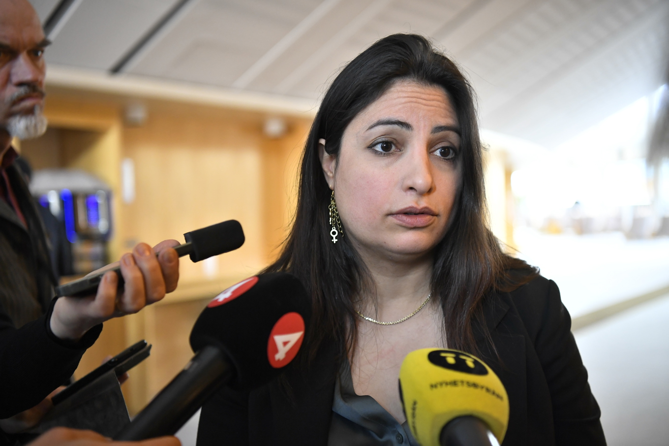 Nooshi Dadgostar (V). Arkivbild Foto: Viktoria Bank/TT