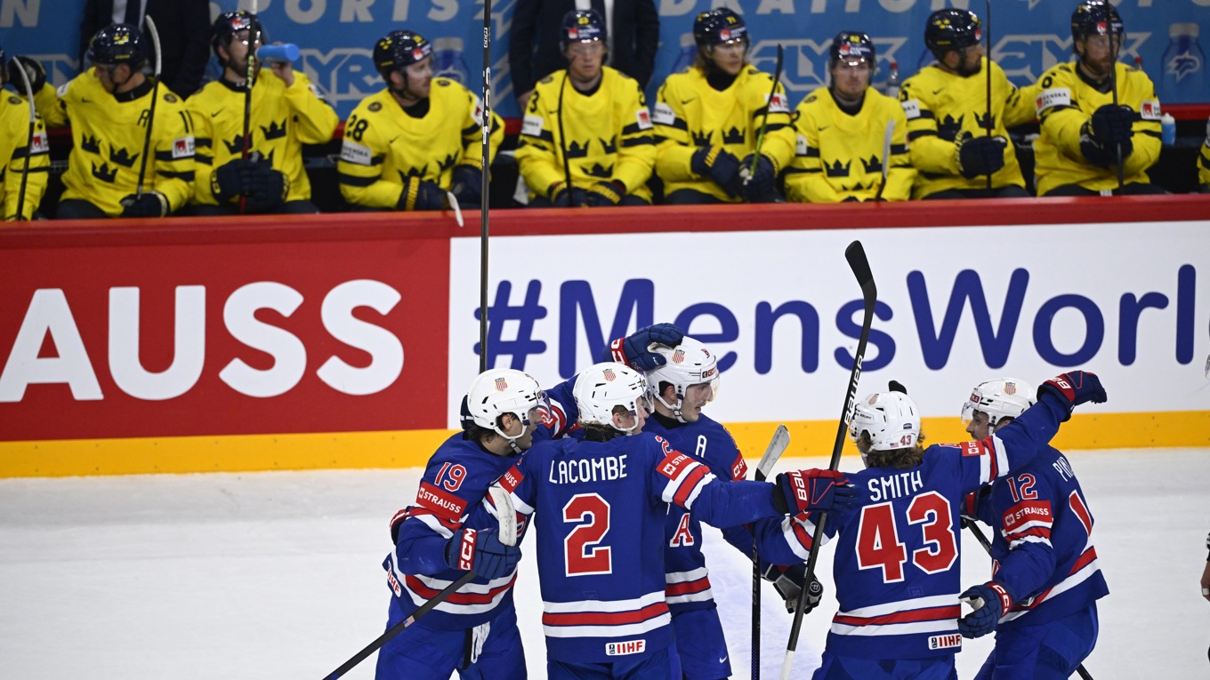 USA vann med 6-2 i Globen. Foto: Pontus Lundahl/TT