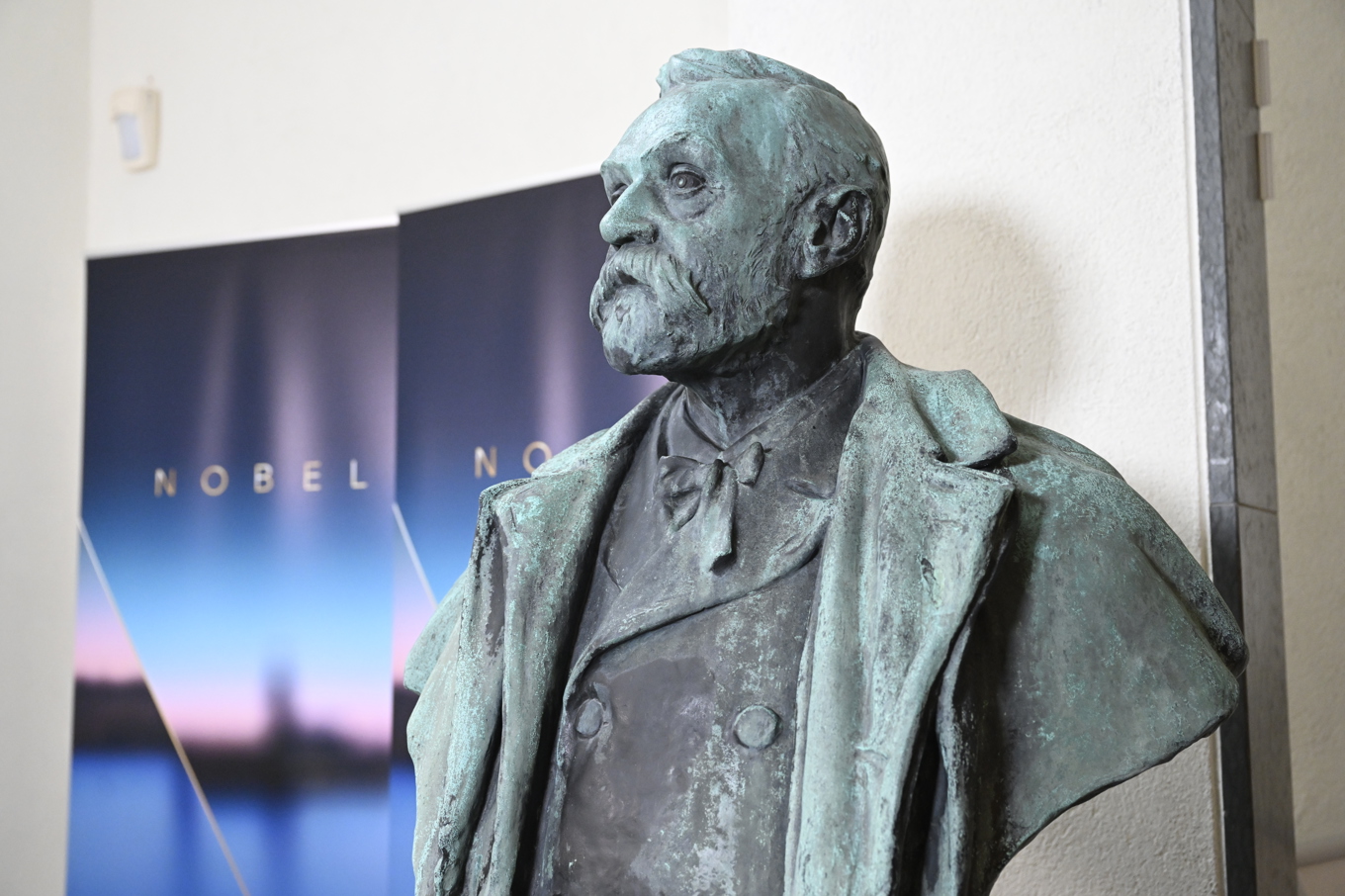 Byst av Alfred Nobel. Arkivbild Foto: Jessica Gow/TT
