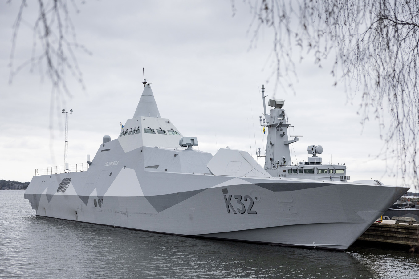 Visbykorvetten HMS Helsingborg. Arkivbild. Foto: Christine Olsson/TT