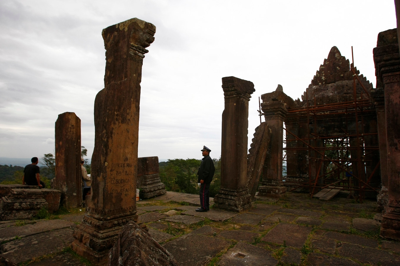 Preah Viheartemplet är ett av flera omstridda områden utefter gränsen mellan Thailand och Kambodja. Arkivbild. Foto: Heng Sinith/AP/TT