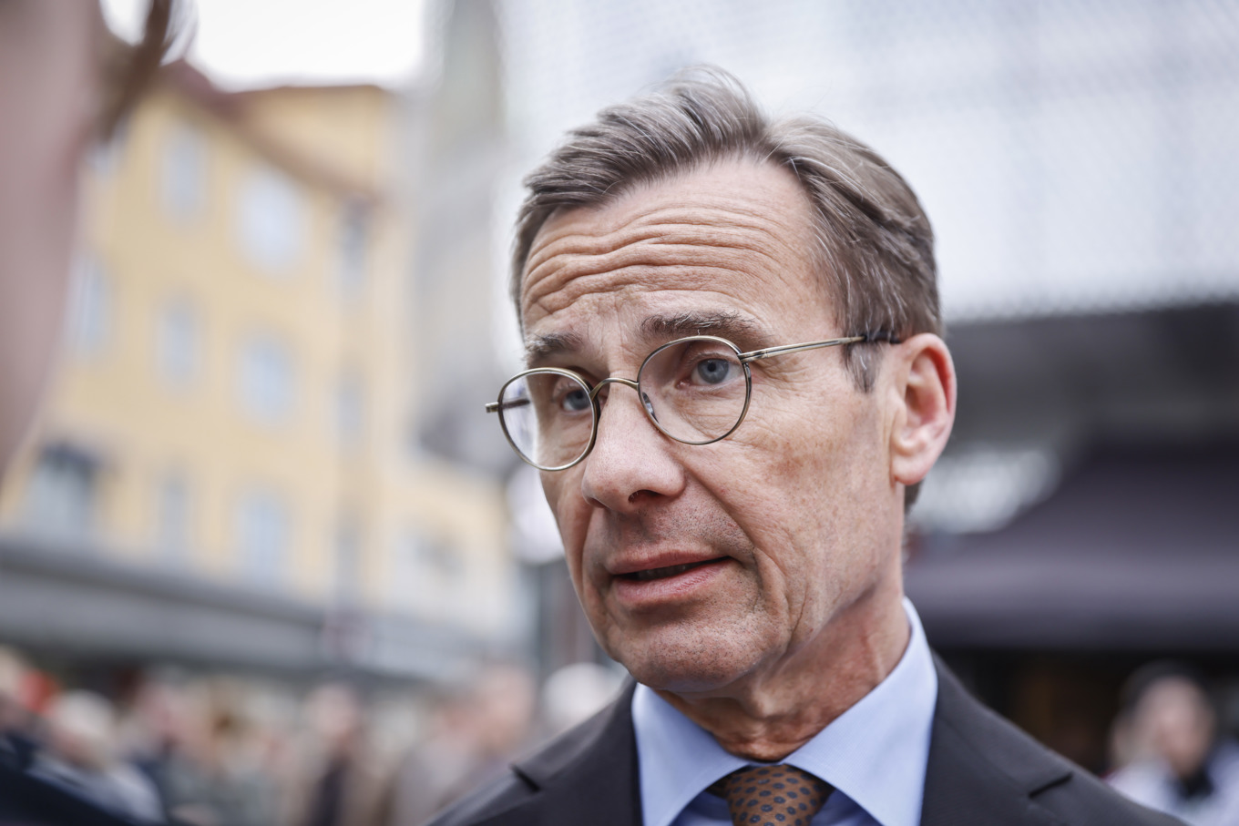 Moderatledaren Ulf Kristersson kritiserar S för att göra farlig vänstersväng. Arkivbild Foto: Caisa Rasmussen/TT