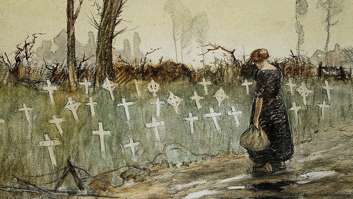 Vilka val vi än gör. Akvarell av George Edmund Butler (1872–1936). Foto: Public Domain