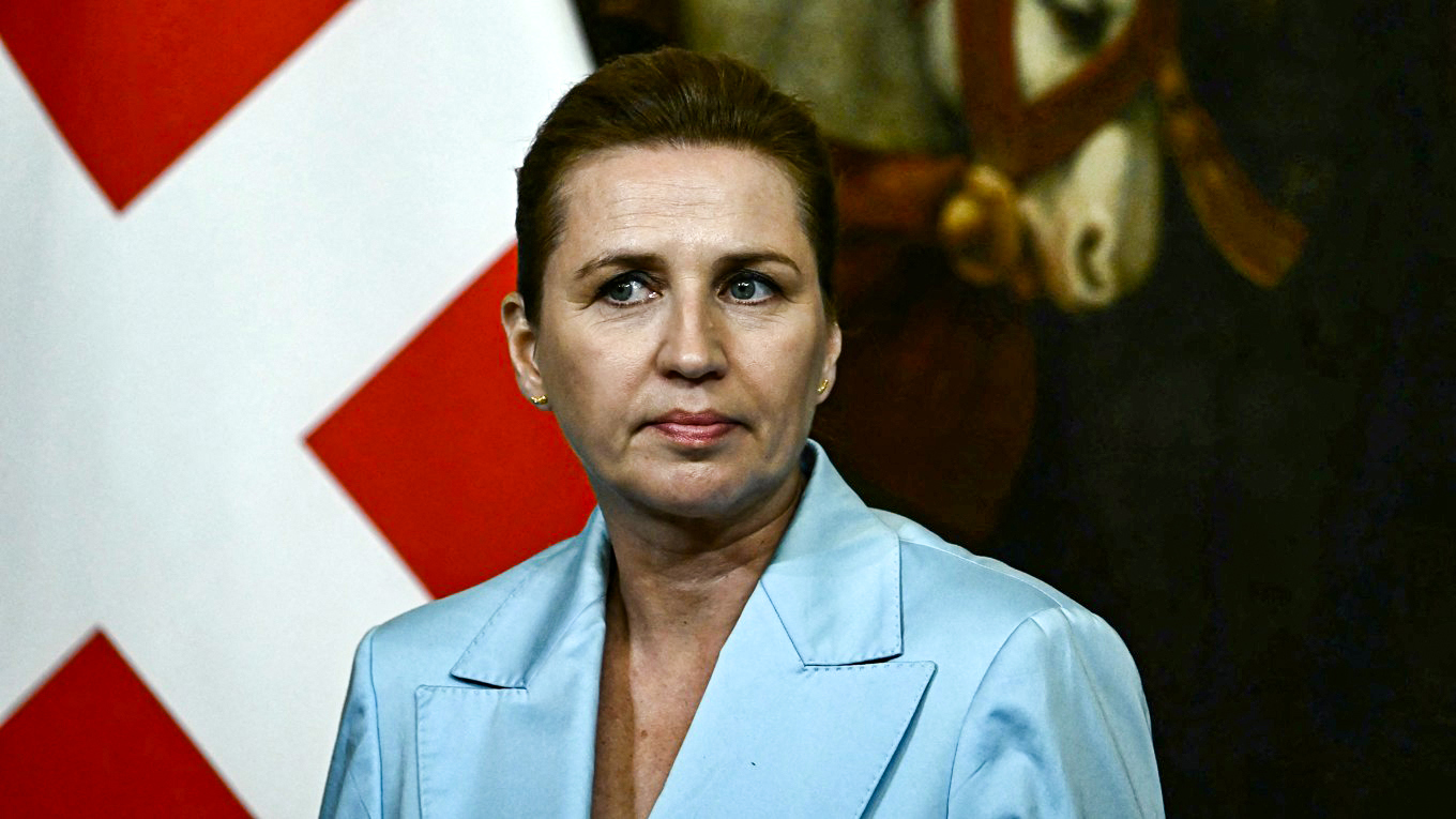 Den danska statsministern Mette Frederiksen. Foto: Filippo Monteforte/AFP via Getty Images