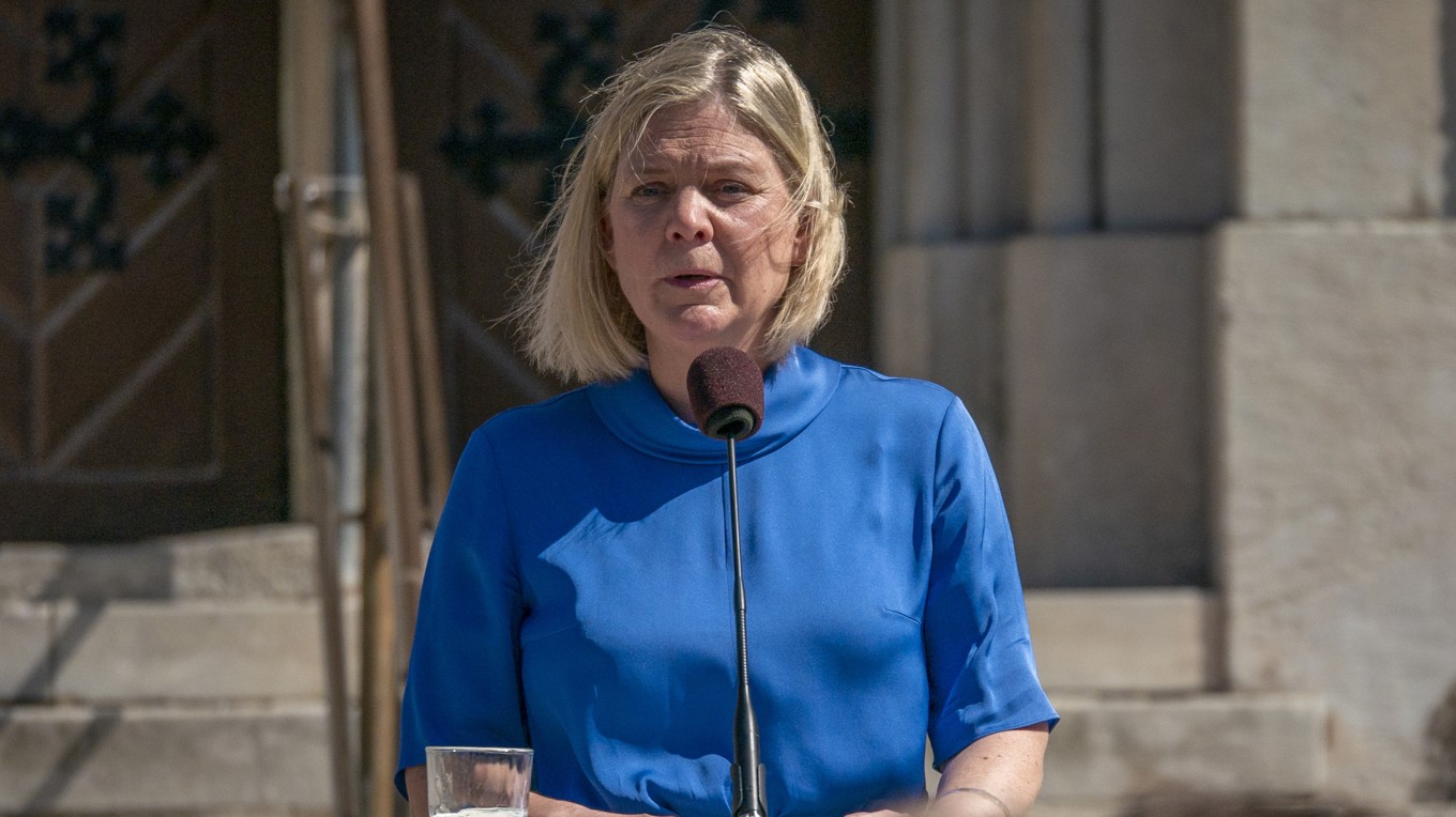 S-ledaren Magdalena Andersson. Foto: Bilbo Lantto