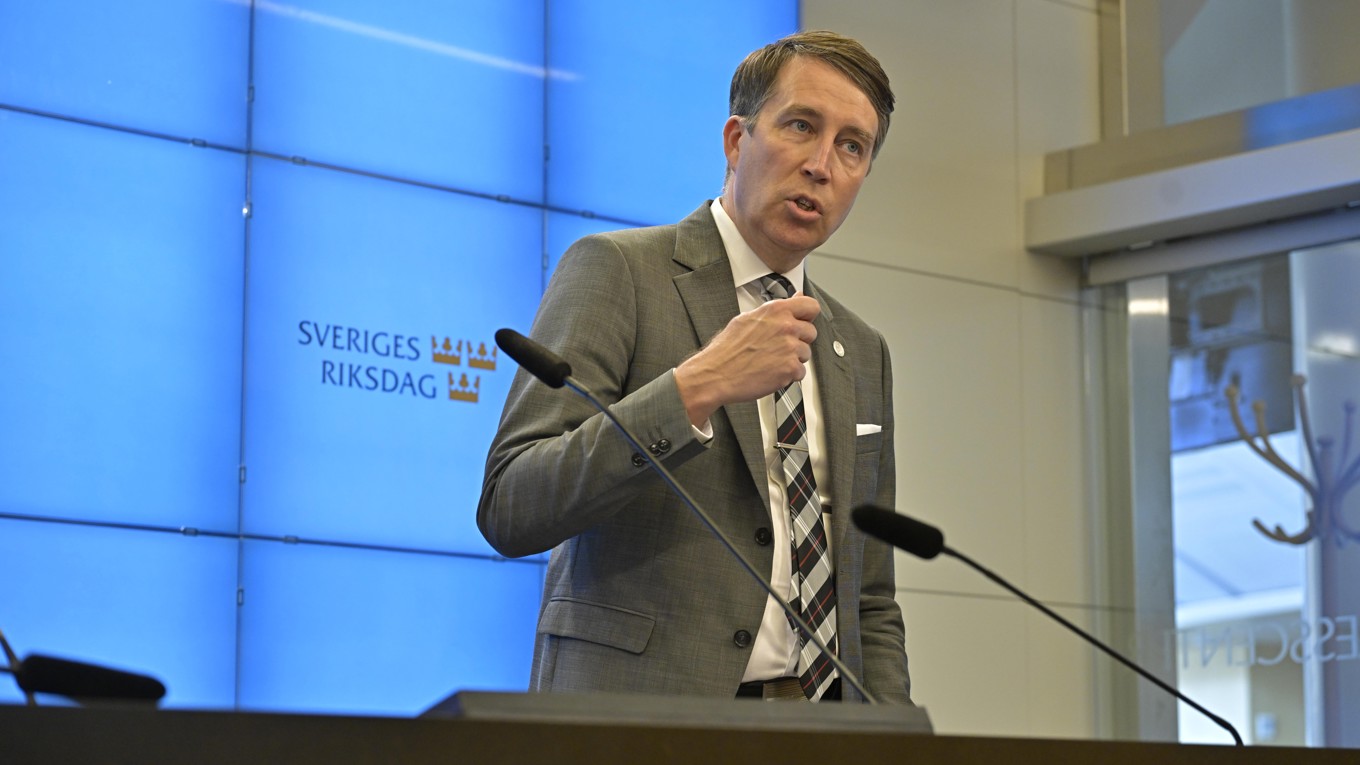 SD-toppen Richard Jomshof. Foto: Roger Sahlström