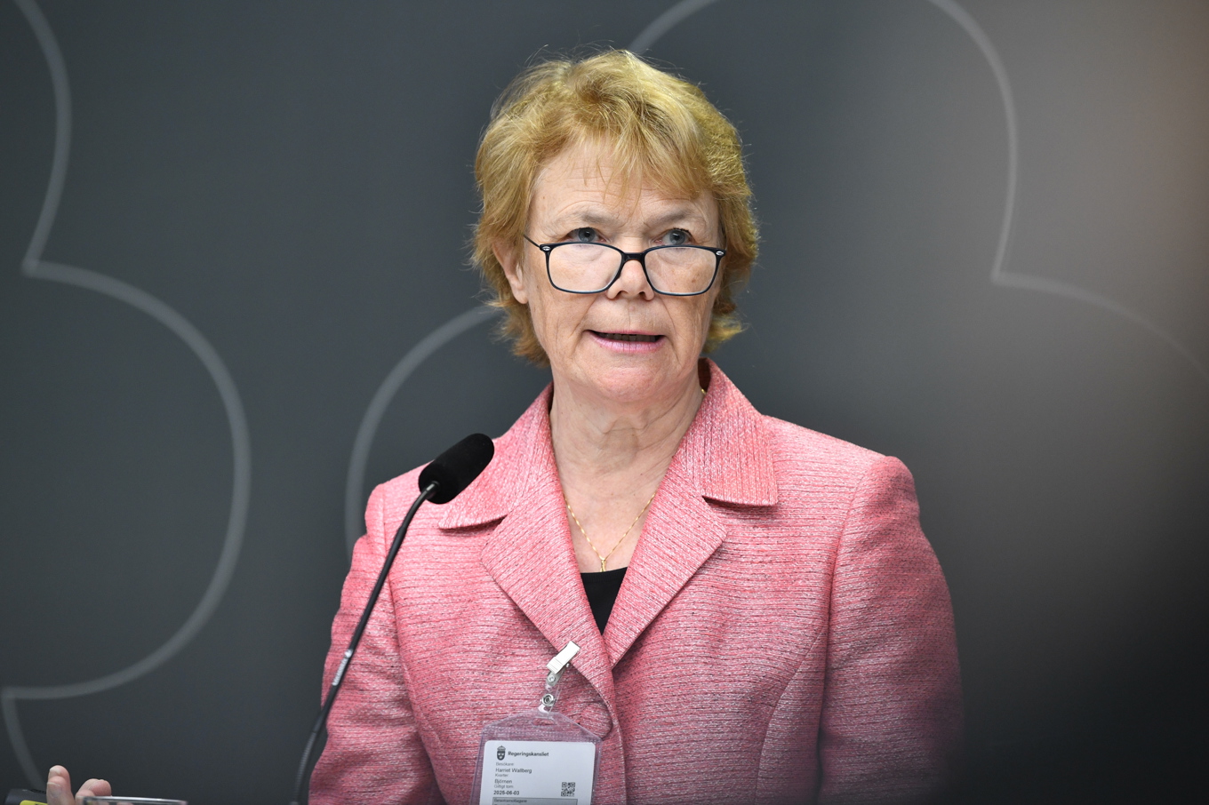 Den särskilda utredaren Harriet Wallberg föreslår tuffare krav på fortbildning för bland annat barnmorskor. Foto: Lars Schröder/TT