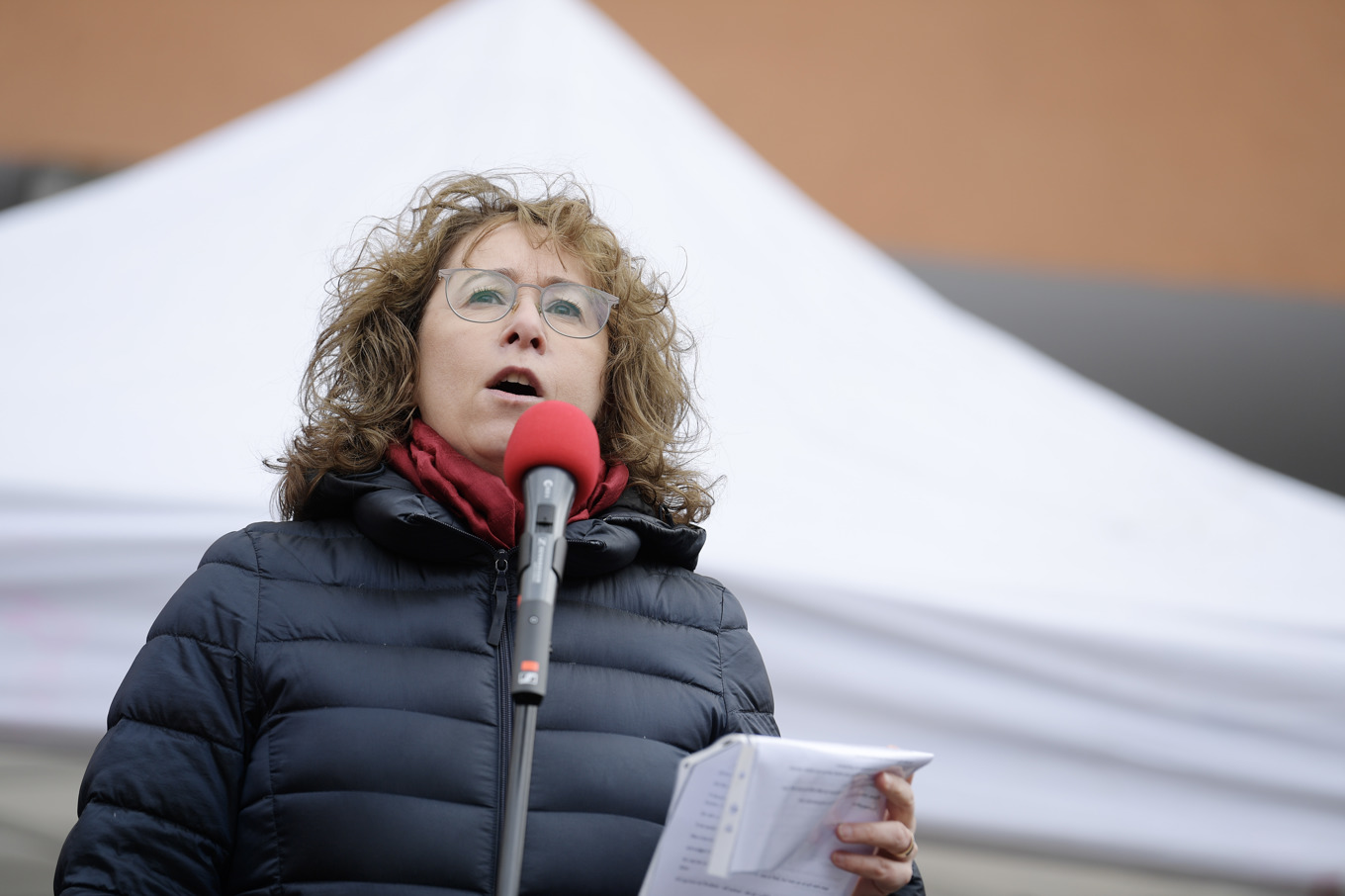 Sekos förbundsordförande Gabriella Lavecchia. Arkivbild. Foto: Oscar Olsson/TT