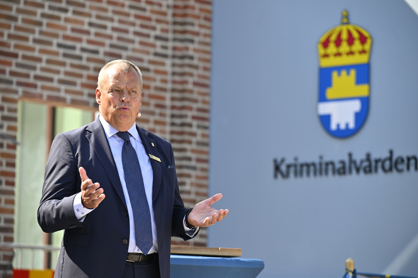 Martin Holmgren, generaldirektör för Kriminalvården. Foto: Johan Nilsson/TT