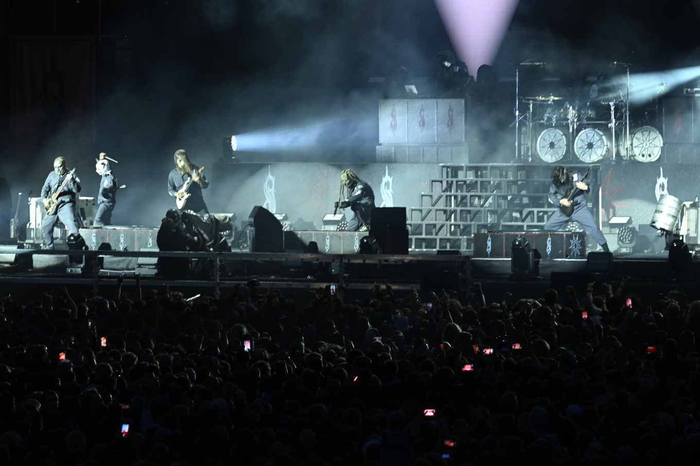 Slipknot spelade på Sweden Rock Festival på onsdagen. Foto: TT