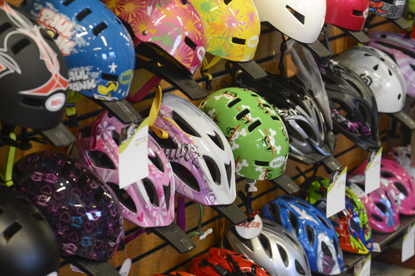 Utvecklingen av barnhjälmar halkar efter, konstaterar Folksam. Arkivbild. Foto: Leif R Jansson/TT