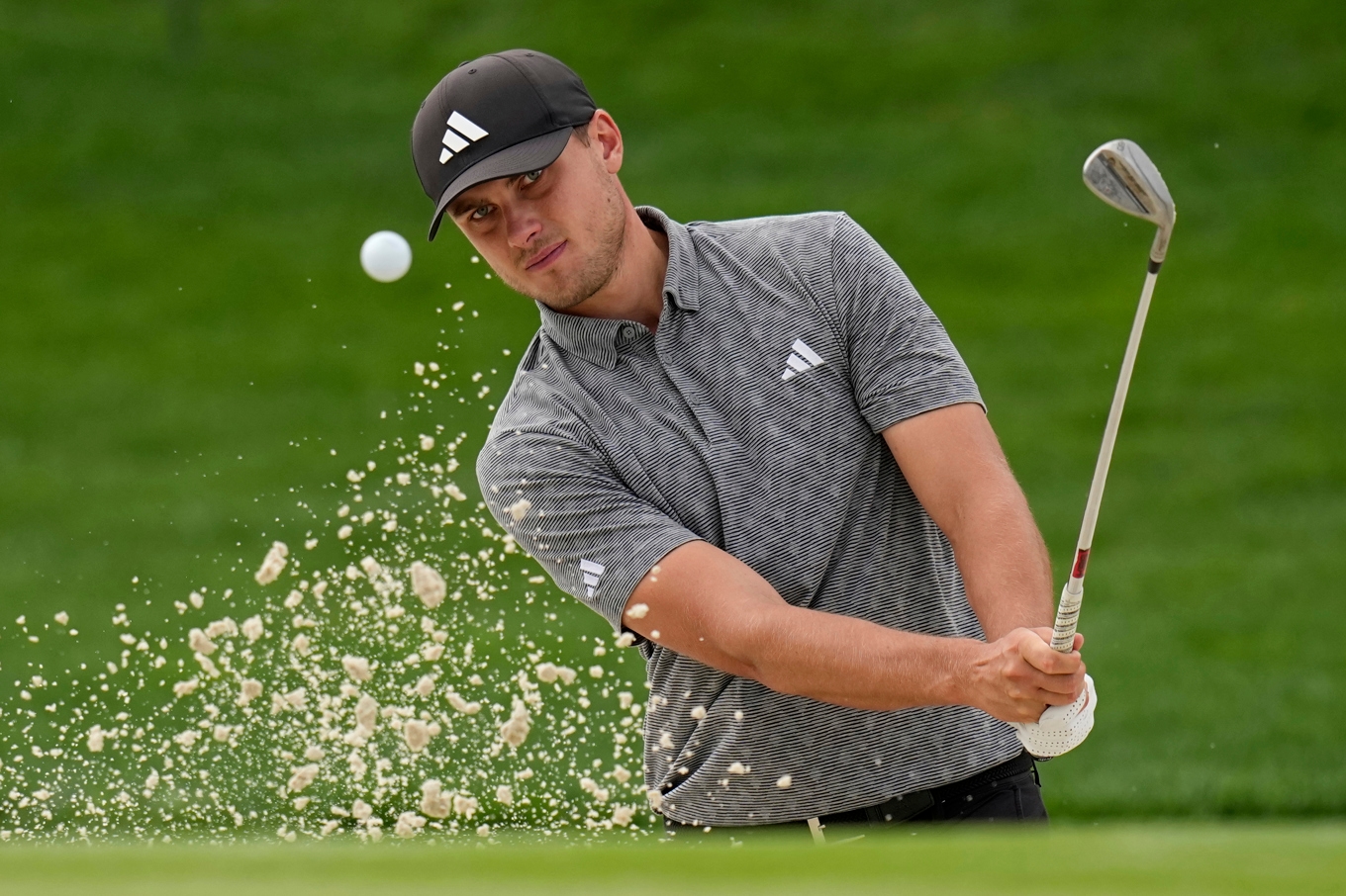 Ludvig Åberg är en av två svenskar i årets US Open. Arkivbild. Foto: David J. Phillip/AP/TT
