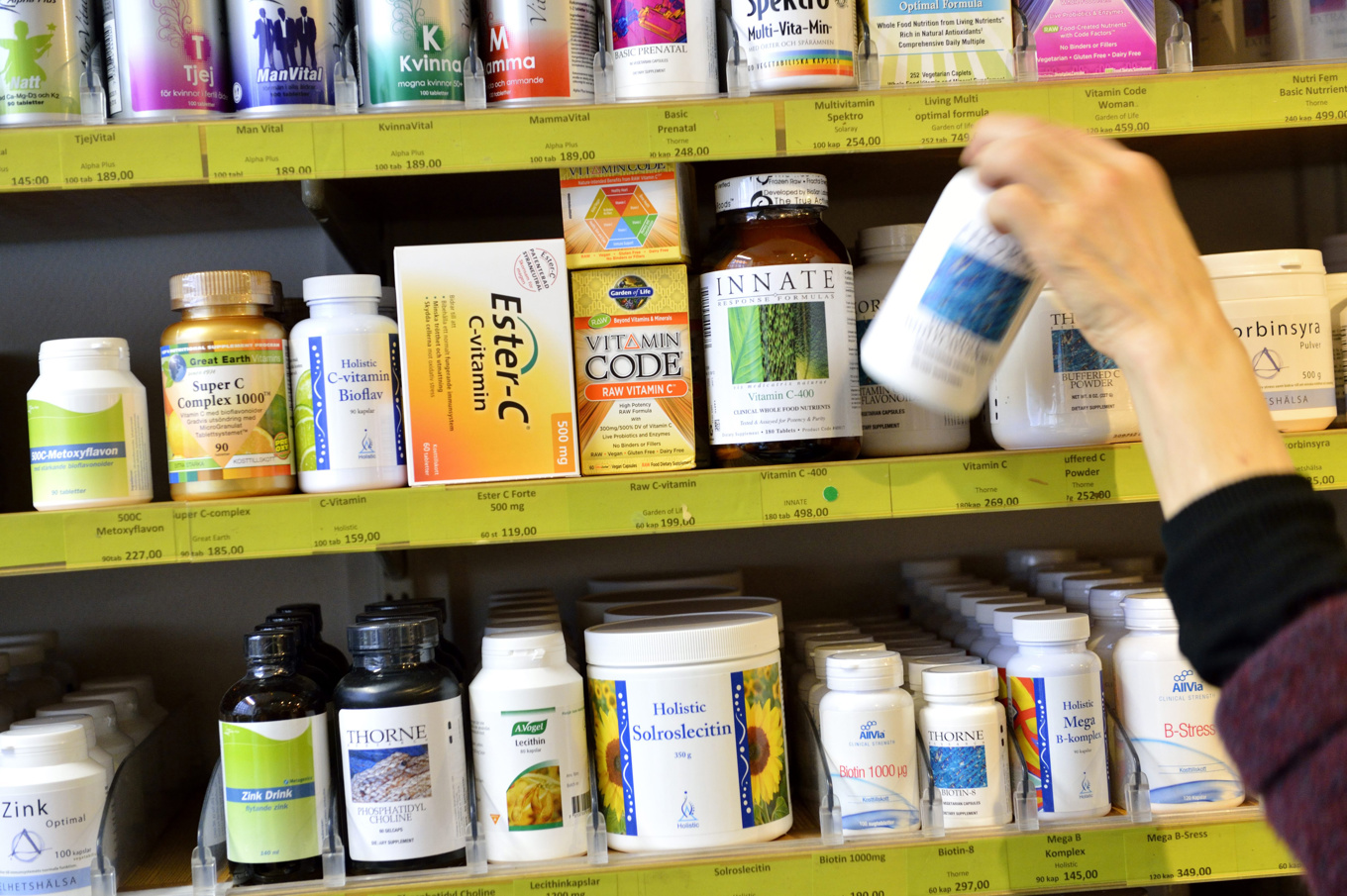 Hälsokostkedjan Life ansöker om konkurs. Arkivbild. Foto: Henrik Montgomery / TT