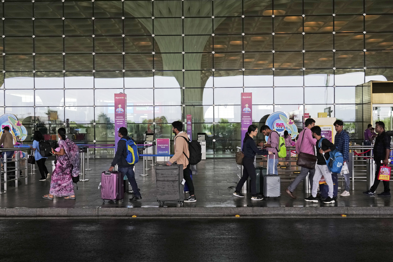 Arkivbild från Chhatrapati Shivaji Maharaj International Airport i Bombay (Mumbai). Foto: Rajanish Kakade/AP/TT