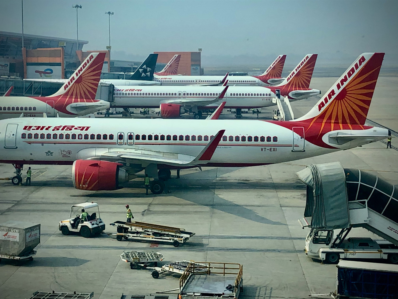 Ett Air India-plan har bombhotats. Arkivbild. Foto: Manish Swarup/AP/TT