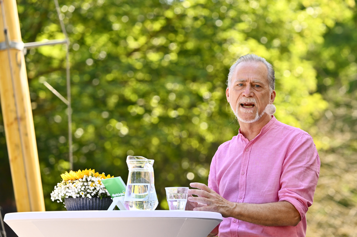 Miljöpartiets språkrör Daniel Helldén (MP) vill instifta en "kulturell allemansrätt". Arkivbild. Foto: Anders Wiklund/TT