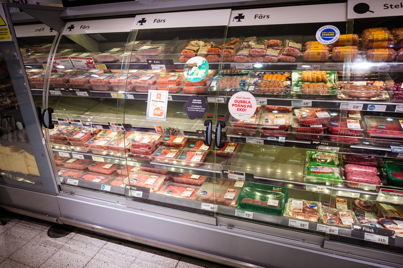 Försäljningen i butik har ökat något i maj jämfört med samma tid i fjol. Foto: Magnus Lejhall/TT