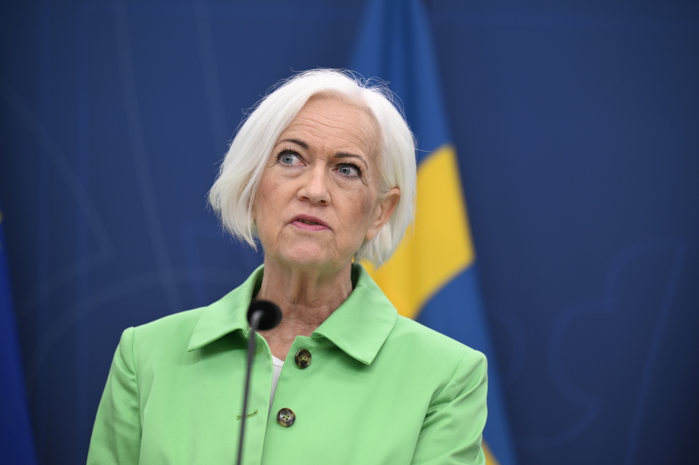 Regionerna får ytterligare 500 miljoner för att korta vårdköerna, meddelar sjukvårdsminister Acko Ankarberg Johansson. Foto: Pontus Lundahl/TT