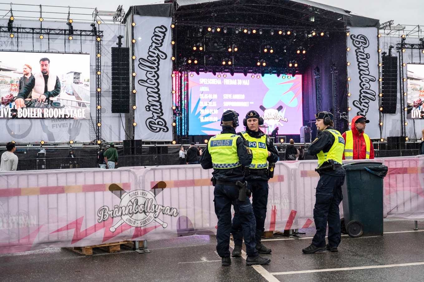 Ytterligare en person är misstänkt för inblandningen i mordplanen mot Yasin i samband med festivalen Brännbollsyran i slutet av maj. Arkivbild. Foto: Tomas Brandt Wangel/TT