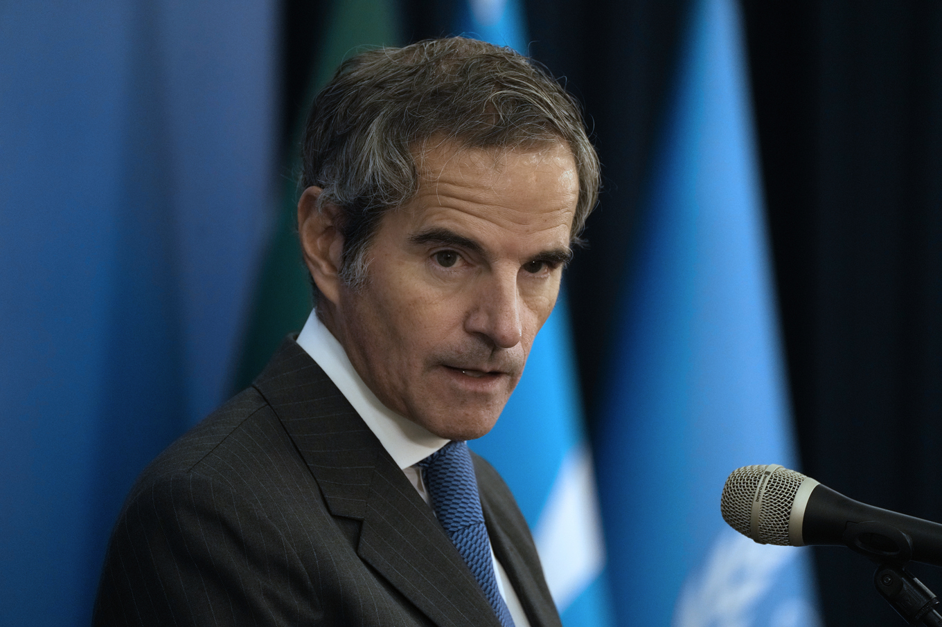 IAEA-chefen Rafael Grossi i november i fjol. Foto: Vahid Salemi/AP/TT