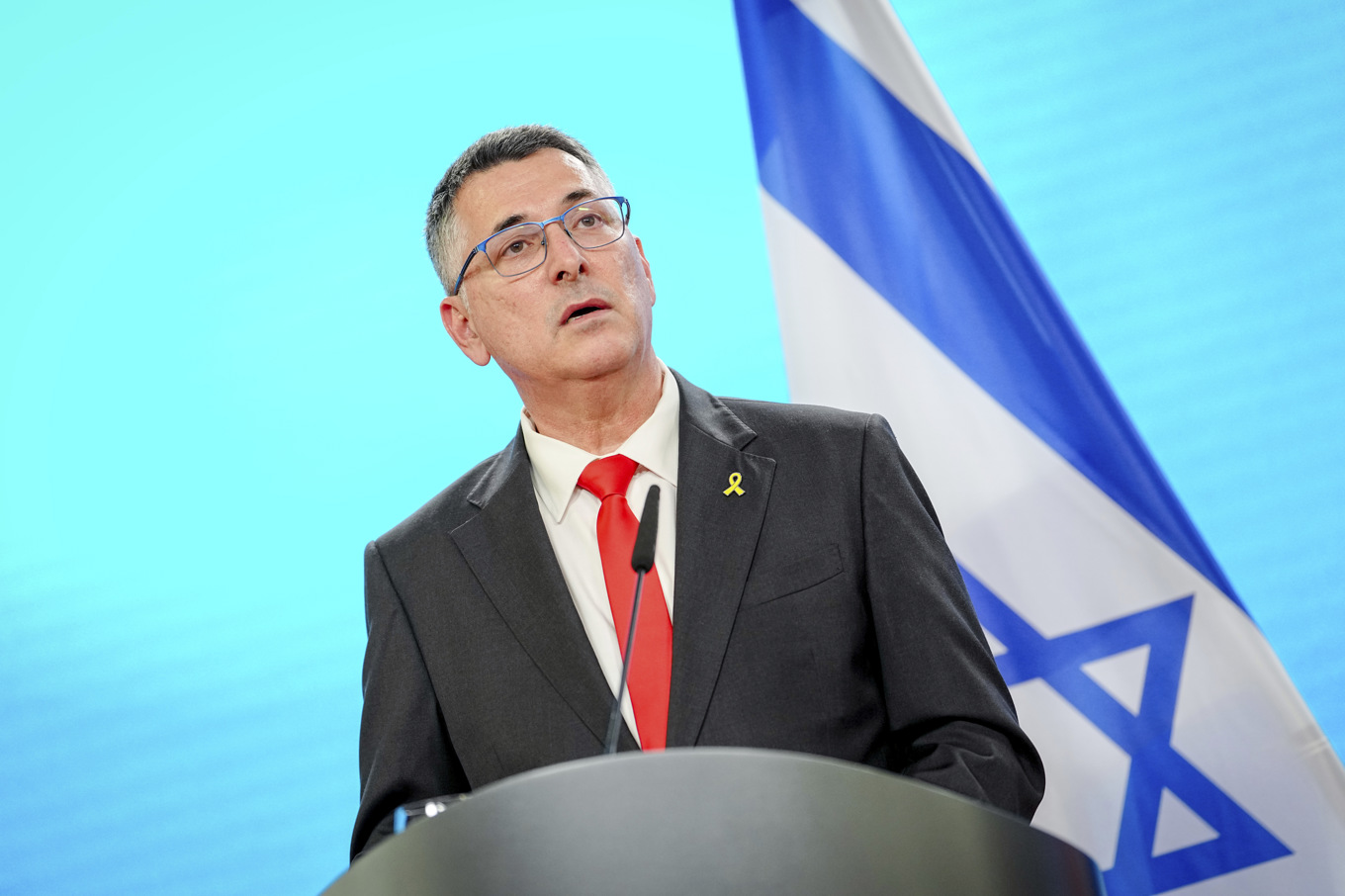 Israels utrikesminister Gideon Saar. Arkivbild. Foto: Kay Nietfeld/AP/TT