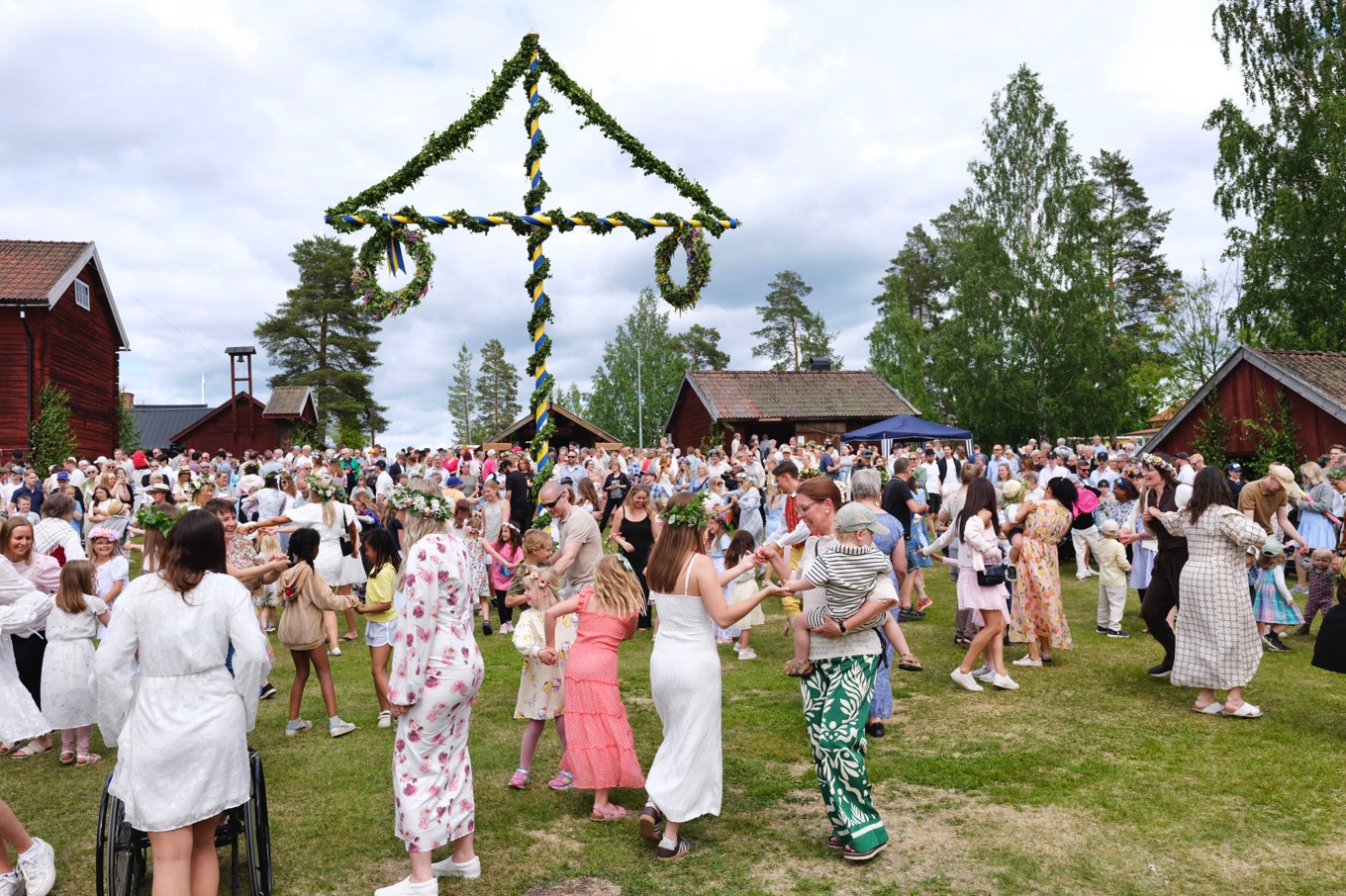En hel del fylla och bråk på flera håll i landet, så beskriver polisen midsommaraftonen. Foto: Johan Jeppsson/TT