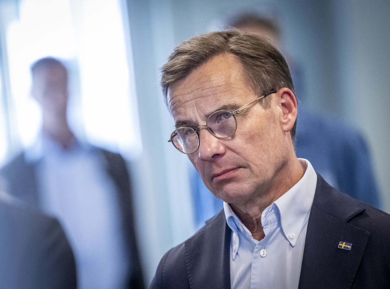Statsminister Ulf Kristersson (M) kommentarar händelseutvecklingen på X. Foto: Johan Nilsson/TT