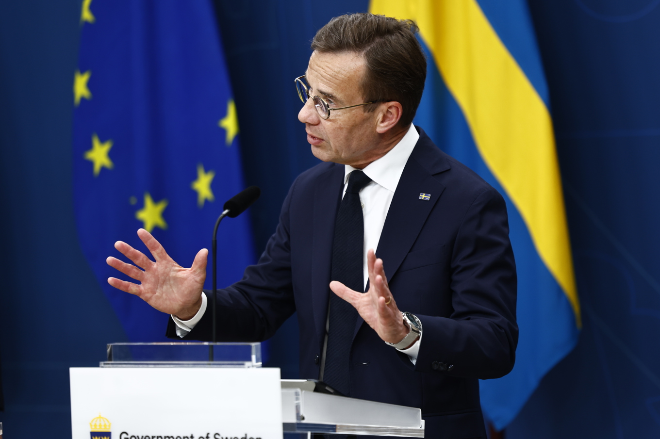 Ulf Kristersson. Arkivbild. Foto: Stefan Jerrevång/TT